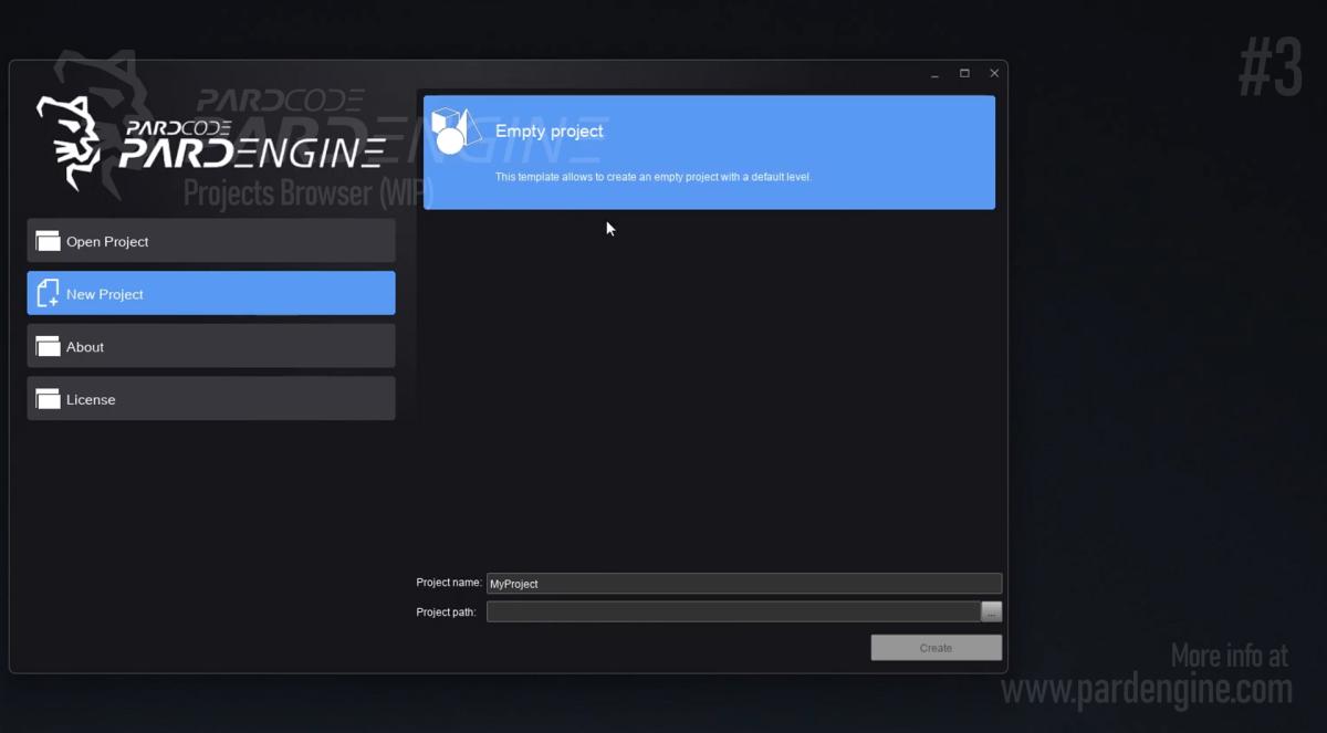 Devlog #3: Creating the New Project Tab